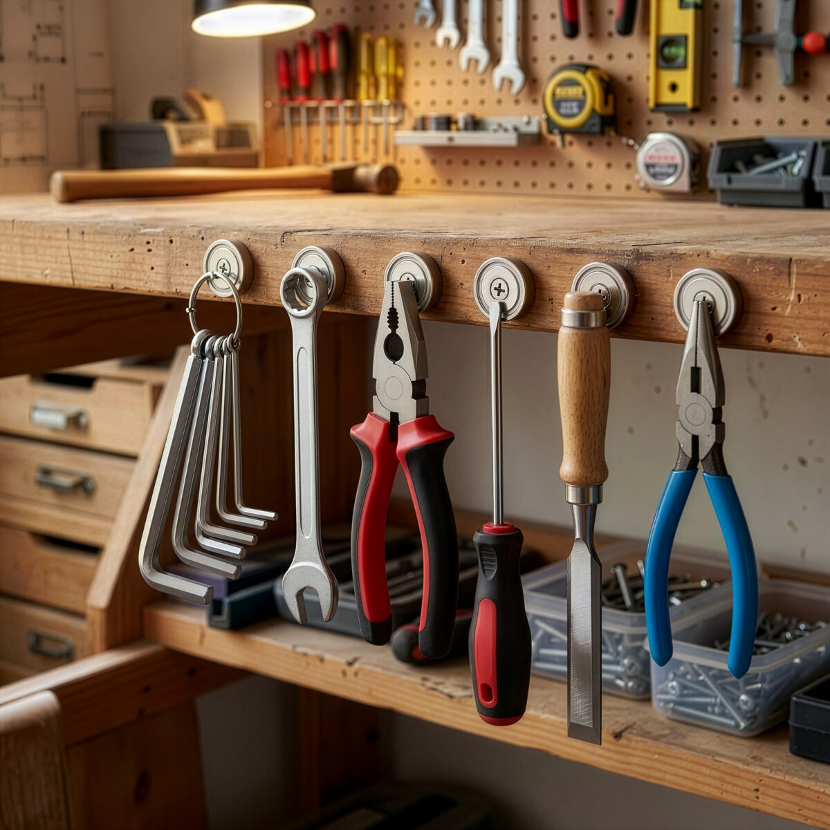 Magnes neodymowy pierścieniowy w obudowie stalowej z otworem pod wkręt 16×5 mm