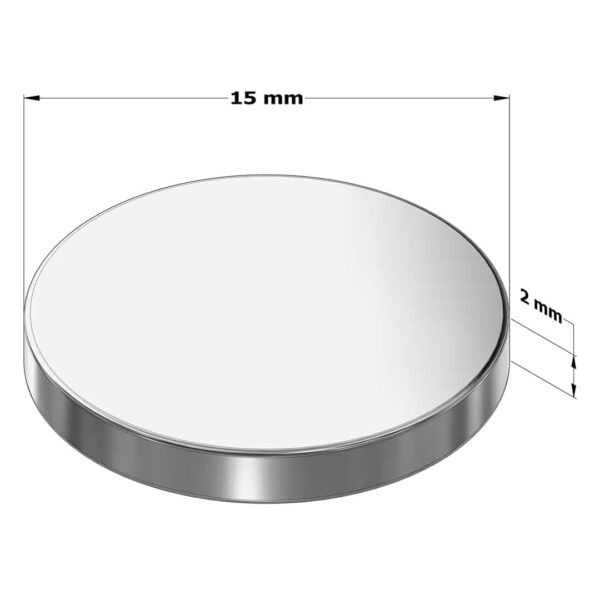 Magnes neodymowy walcowy 15x2 mm [5]