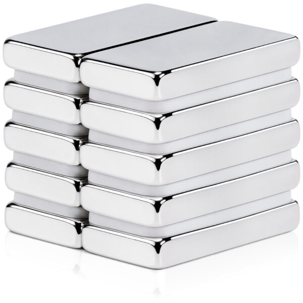 Magnes neodymowy płytkowy 20x10x3 mm – 10 szt.