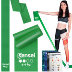 Taśma do ćwiczeń, Rehabilitacji, Jogi, Długa Guma Oporowa 2 m, Siła 4-6 kg