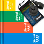 Zestaw 4 Taśm Sensei do Ćwiczeń i Rehabilitacji 200 cm + Uchwyt Drzwiowy