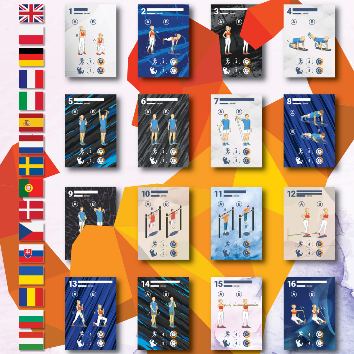 Guma oporowa do ćwiczeń Sensei Power Band 15-25 kg Guma oporowa do ćwiczeń Sensei Power Band 15-25 kg