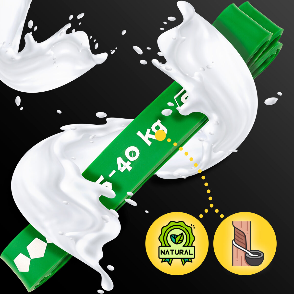 Zestaw 4 gum do ćwiczeń Sensei Power Bands – 1-40 kg Zestaw 4 gum do ćwiczeń Sensei Power Bands – 1-40 kg