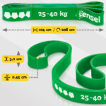 Guma oporowa do ćwiczeń Sensei Power Band 25-40 kg