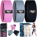 Zestaw 3 Gum Materiałowych do Ćwiczeń Sensei Hip Bands 1-35 kg