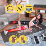 Zestaw 3 Gum Materiałowych do Ćwiczeń Sensei Hip Bands 1-35 kg